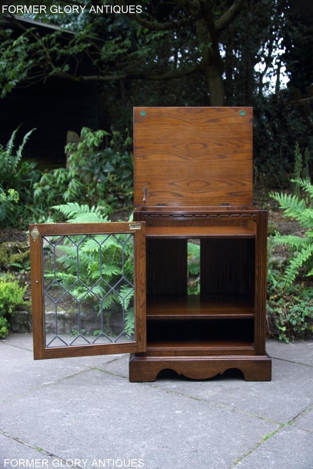 Image 65 of AN OLD CHARM LIGHT OAK TV HI FI CD DVD CABINET TABLE STAND