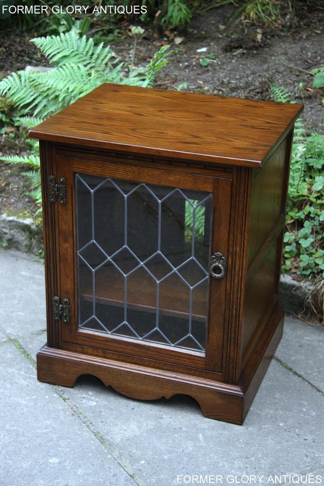 Image 69 of AN OLD CHARM LIGHT OAK TV HI FI CD DVD CABINET TABLE STAND