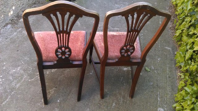 Image 2 of Pair of rare beautiful Antique chairs