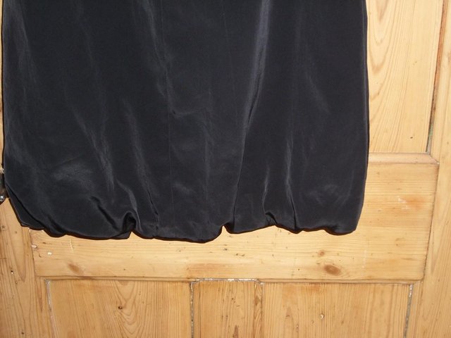 Image 2 of TFL Black High Neck Sleeveless Mini Dress – Size 10