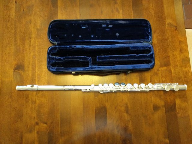 Image 2 of Trevor James TJ10x Flute, good condition.