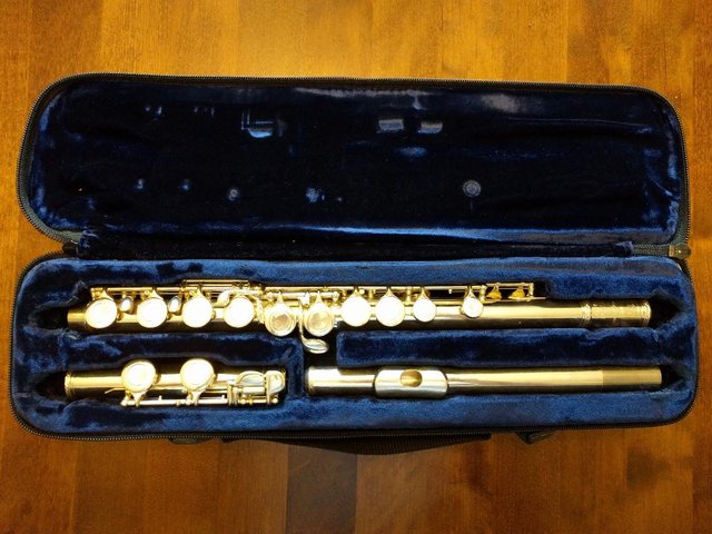 Image 3 of Trevor James TJ10x Flute, good condition.