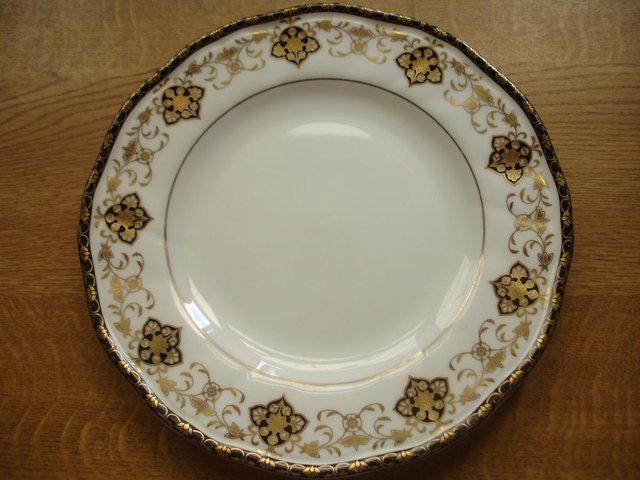Image 2 of WEDGWOOD CONSTANTINE 8in PLATES - SET OF 4