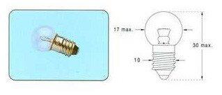 Preview of the first image of 3.6V 1 amp E10 screw bulb (Incl P&P).