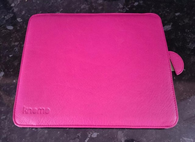 Preview of the first image of Knomo Universal 10" Tablet Sleeve – Leather.