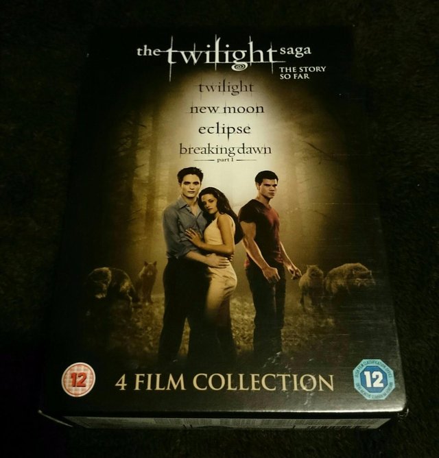 Preview of the first image of The Twilight Saga The Story So Far DVD.