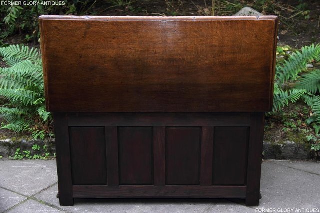 Image 29 of TITCHMARSH & GOODWIN OAK BLANKET TOY BOX DOWER CHEST COFFER