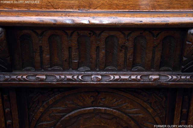 Image 35 of TITCHMARSH & GOODWIN OAK BLANKET TOY BOX DOWER CHEST COFFER