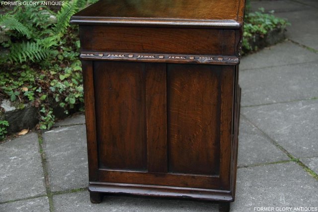 Image 63 of TITCHMARSH & GOODWIN OAK BLANKET TOY BOX DOWER CHEST COFFER