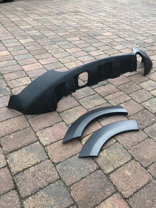 Image 3 of MINI BMW Countryman Wheel Arch Spats and Rear Diffuser