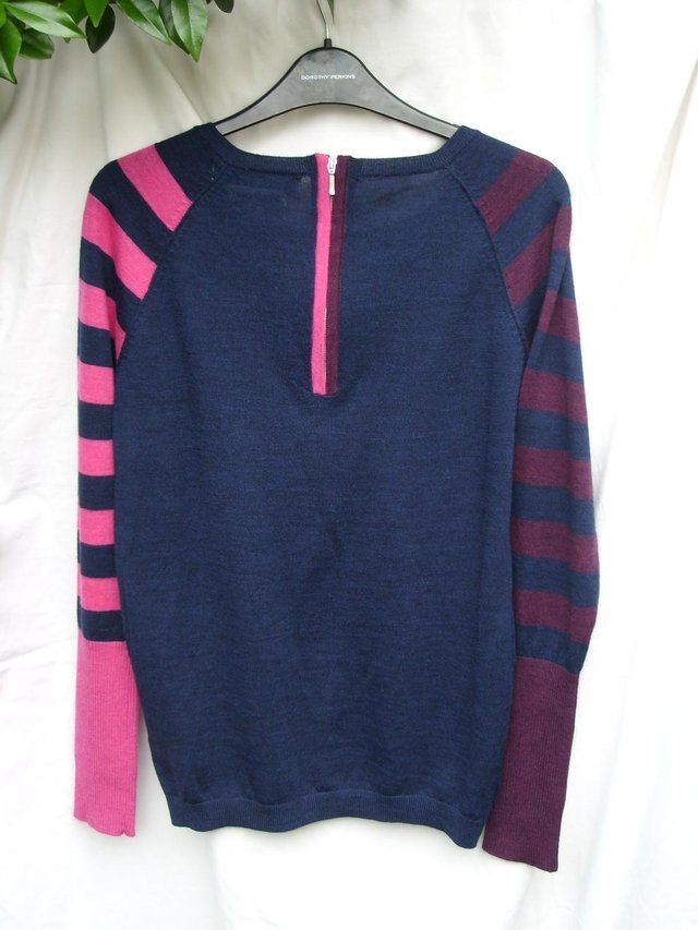 Image 2 of CLEMENTS RIBEIRO Merino Wool Jumper Top –Size 12