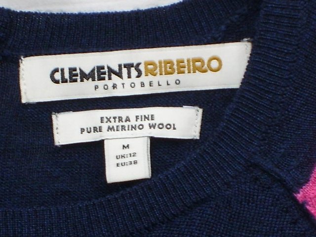 Image 3 of CLEMENTS RIBEIRO Merino Wool Jumper Top –Size 12