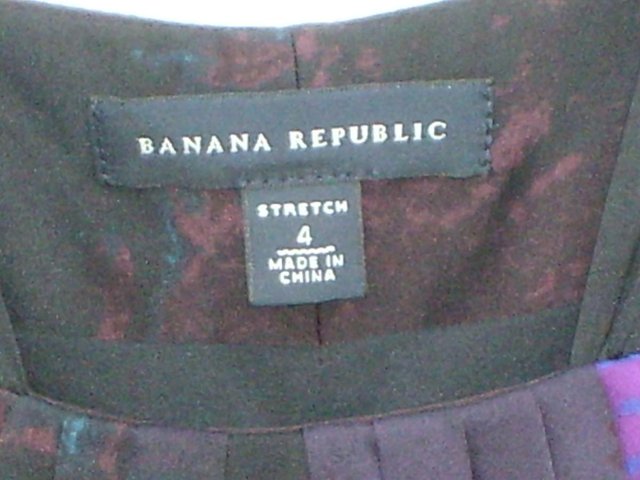 Image 3 of BANANA REPUBLIC Silk Jersey Top/Dress–Size 4 XS