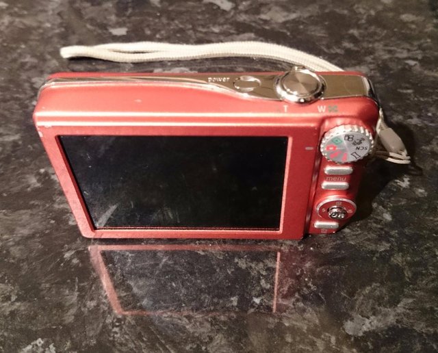 Image 2 of GE Gen Electric E1255W Digital Camera - Red Faulty