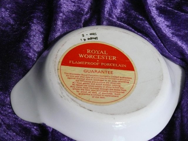 Image 2 of Royal Worcester Plum Design Dish