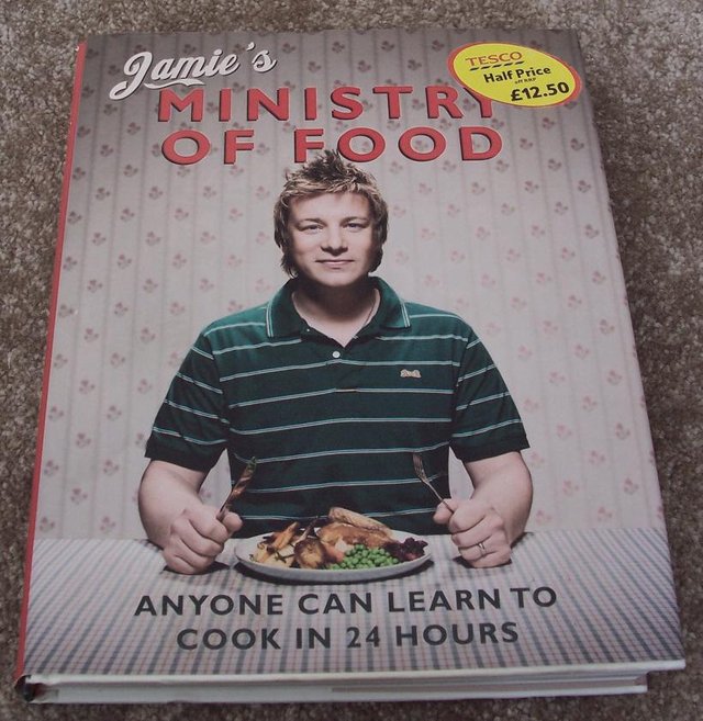 Preview of the first image of Jamie Oliver Ministry Of Food Cookbook    BX37.