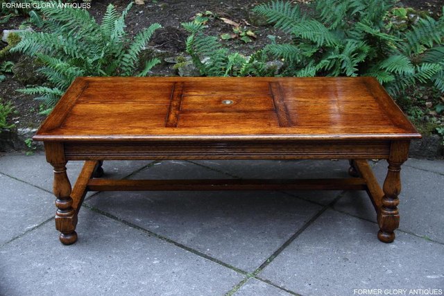 Image 19 of TITCHMARSH & GOODWIN STYLE OAK COFFEE TEA GAMES TABLE STAND