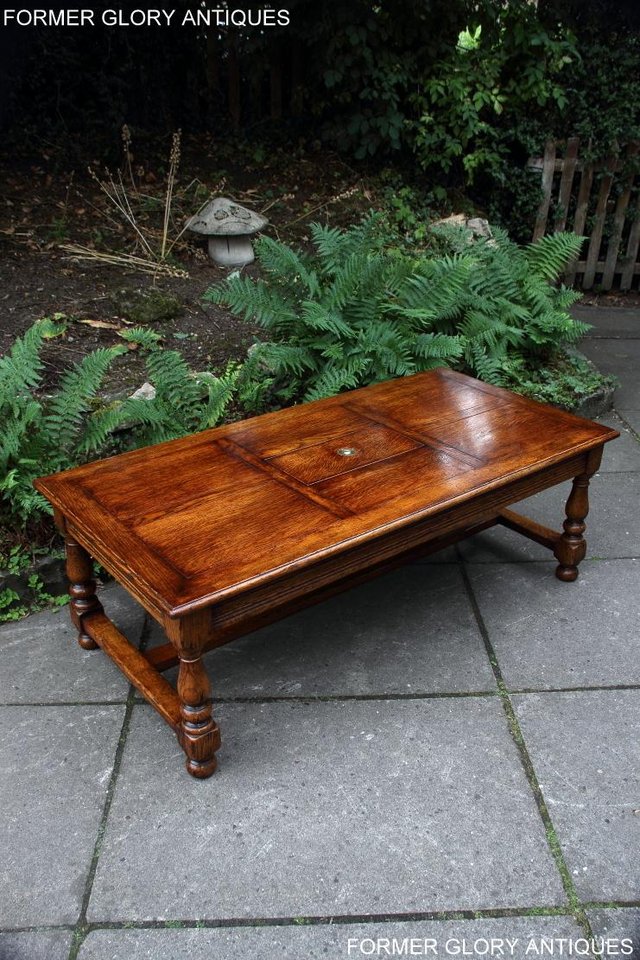 Image 21 of TITCHMARSH & GOODWIN STYLE OAK COFFEE TEA GAMES TABLE STAND