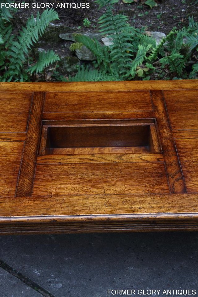 Image 37 of TITCHMARSH & GOODWIN STYLE OAK COFFEE TEA GAMES TABLE STAND