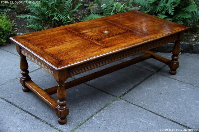 Image 38 of TITCHMARSH & GOODWIN STYLE OAK COFFEE TEA GAMES TABLE STAND