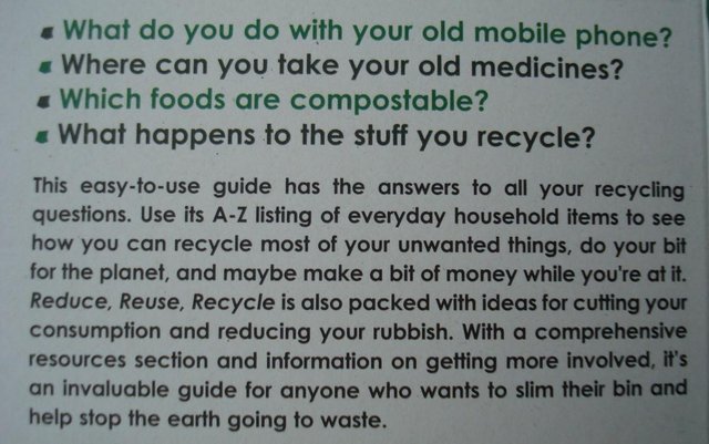 Image 3 of NEW SAVE OUR PLANET– “REDUCE, REUSE, RECYCLE – AN EASY GUIDE