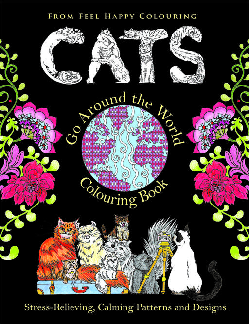 Preview of the first image of Cats Go Around the World Colouring Book (Bestseller).
