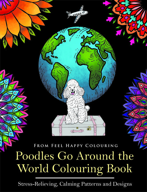 Preview of the first image of Poodles Go Around the World Colouring Book (Bestseller).