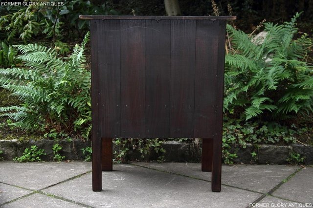 Image 10 of TITCHMARSH & GOODWIN SOLID OAK CABINET CUPBOARD HALL TABLE