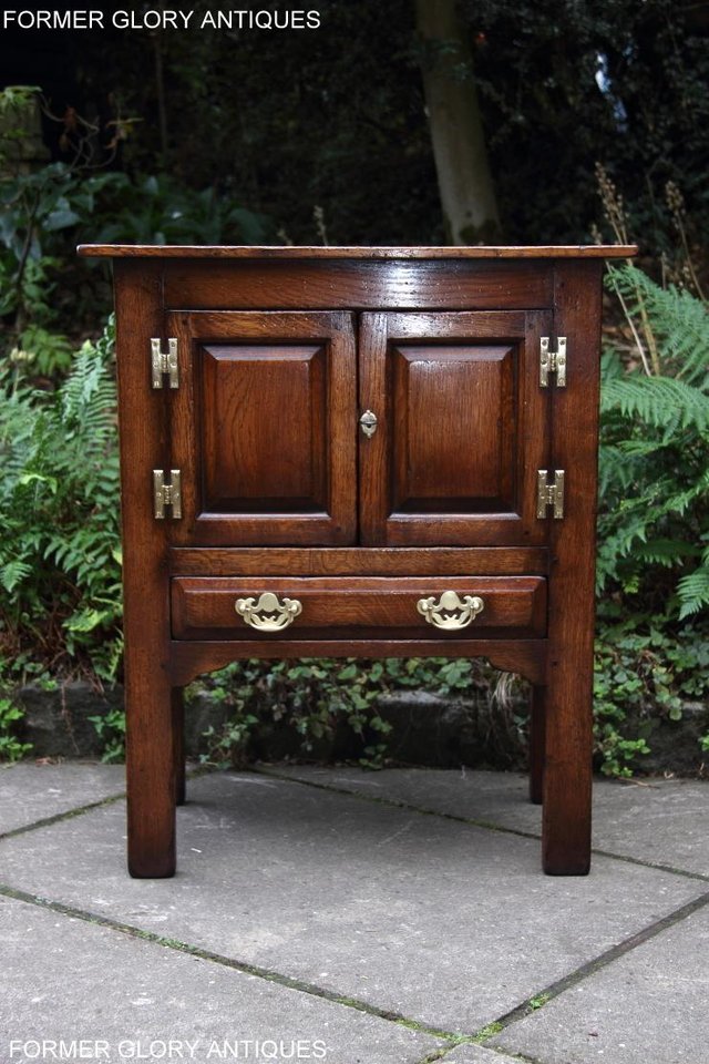Image 22 of TITCHMARSH & GOODWIN SOLID OAK CABINET CUPBOARD HALL TABLE