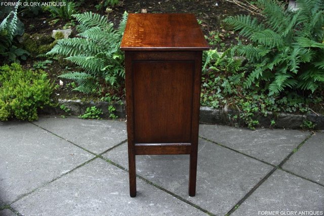 Image 61 of TITCHMARSH & GOODWIN SOLID OAK CABINET CUPBOARD HALL TABLE