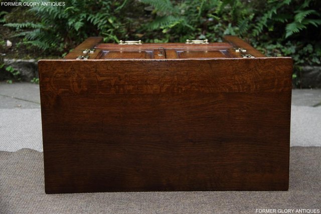 Image 74 of TITCHMARSH & GOODWIN SOLID OAK CABINET CUPBOARD HALL TABLE