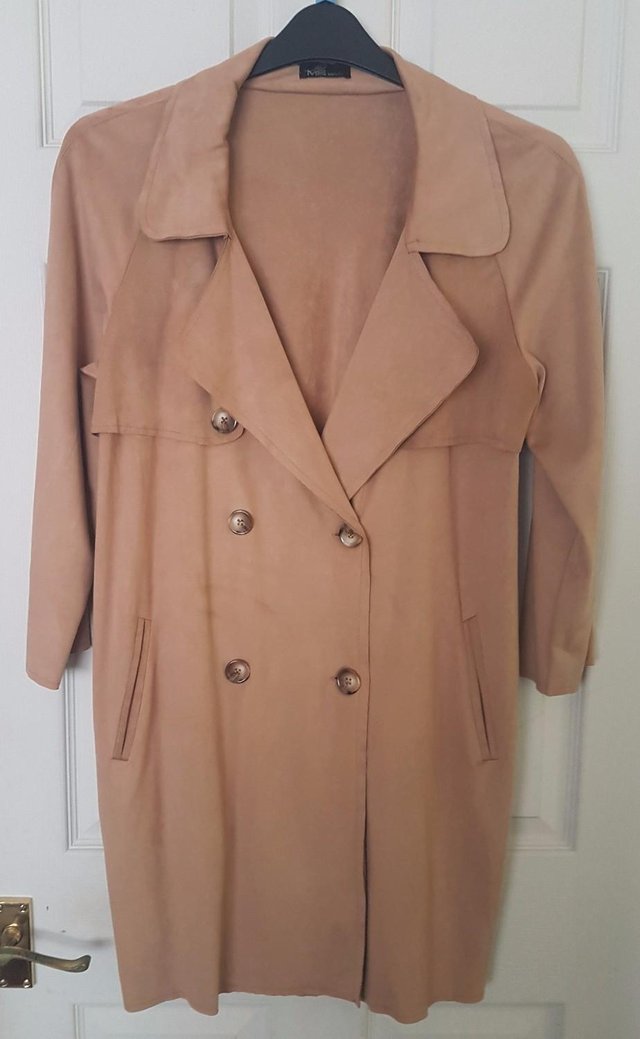 Preview of the first image of Smart Ladies Italian Made Faux Suede Jacket/Coat   B25.