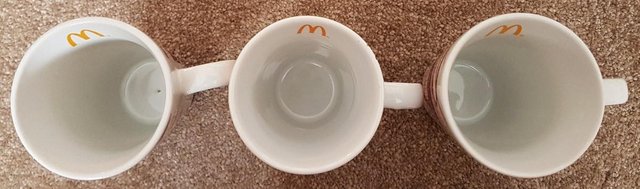 Image 3 of 3 Collectable McDonalds Kenco Coffee Cups.   BX7