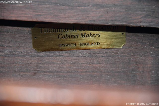 Image 12 of A TITCHMARSH & GOODWIN OAK BLANKET TOY LOG BOX CHEST COFFER