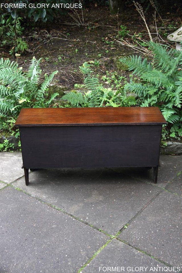Image 35 of A TITCHMARSH & GOODWIN OAK BLANKET TOY LOG BOX CHEST COFFER
