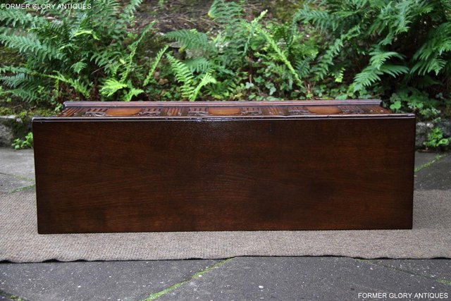 Image 41 of A TITCHMARSH & GOODWIN OAK BLANKET TOY LOG BOX CHEST COFFER
