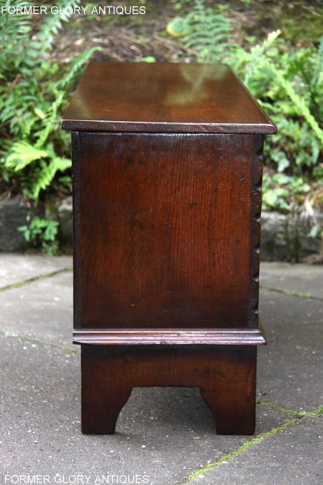 Image 80 of A TITCHMARSH & GOODWIN OAK BLANKET TOY LOG BOX CHEST COFFER