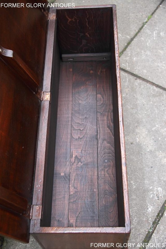 Image 90 of A TITCHMARSH & GOODWIN OAK BLANKET TOY LOG BOX CHEST COFFER
