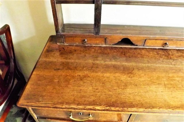 Image 10 of Antique dresser wih spice rack made in oak