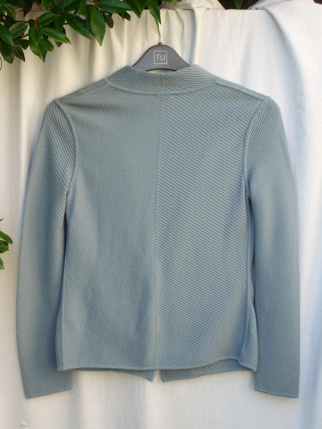 Image 2 of ARMANI COLLEZIONE Vintage Blue Jacket–Size 8 (40)