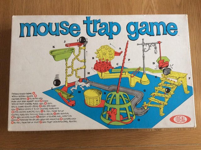 Preview of the first image of Vintage Mouse Trap Game.