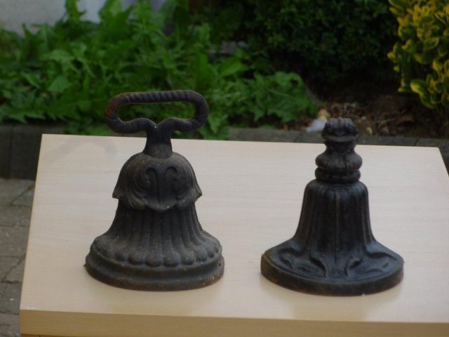 Preview of the first image of Antique Cast Iron Door Stops circa 1900.