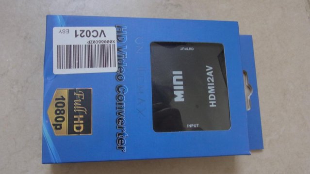 Image 2 of Mini HDMI2AV HD Video Converter Full HD 1080p
