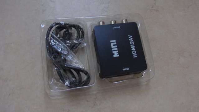 Image 3 of Mini HDMI2AV HD Video Converter Full HD 1080p
