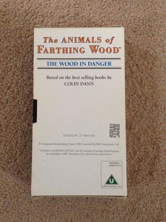 Image 2 of Animals of Farthing Wood - The Wood In Danger (No. 1) VHS