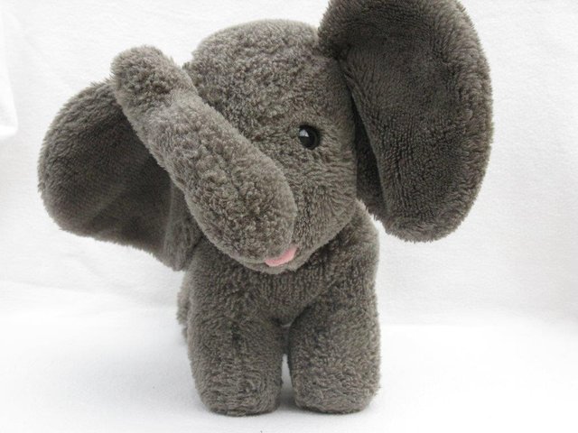 Preview of the first image of Grey Elephant - Soft Toy.