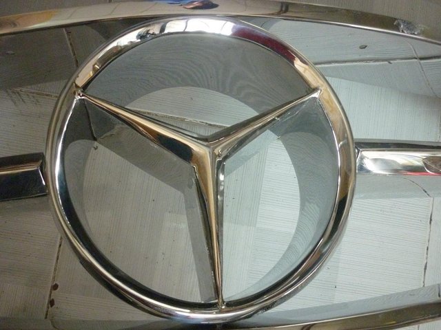 Image 2 of Mercedes Benz 190SL Stainless Steel Grill