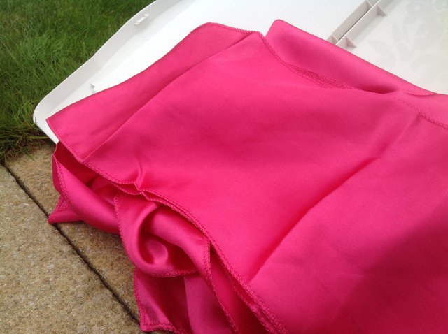 Image 2 of Wedding - fuchsia pink satin chair sashes