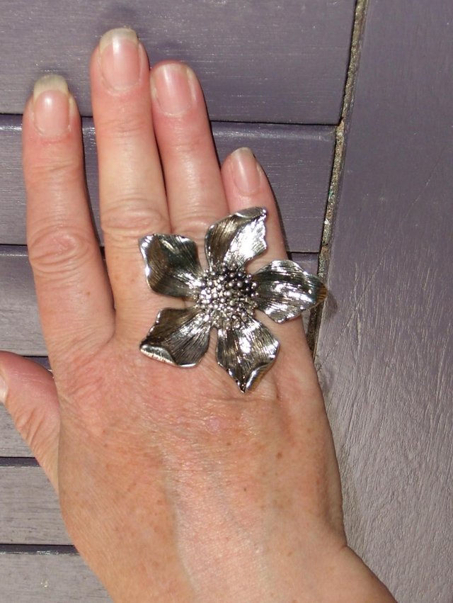 Preview of the first image of Big Flower Costume Ring NEW!.