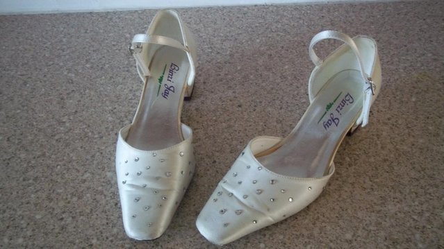 Preview of the first image of Wedding/Communion Shoes - Linzi Jay Low heeled.